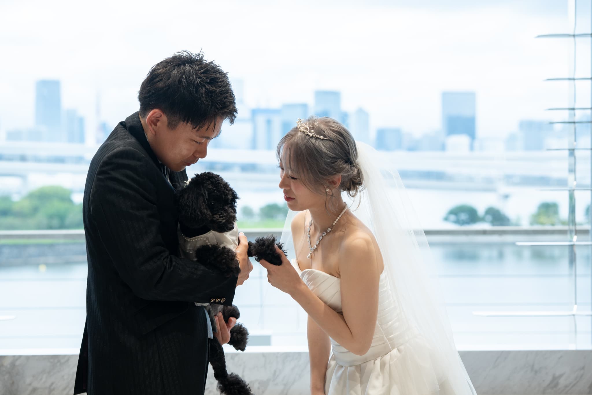 【小さな結婚式お台場店】大切な家族のわんちゃんと一緒の結婚式♡